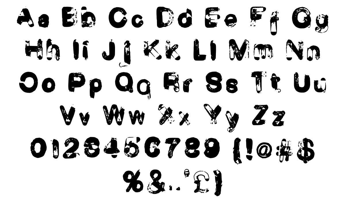 Dirty Boy Font 3