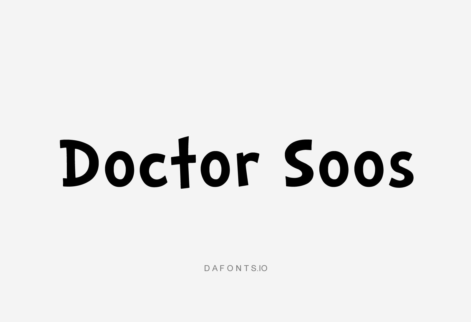 Doctor Soos Font