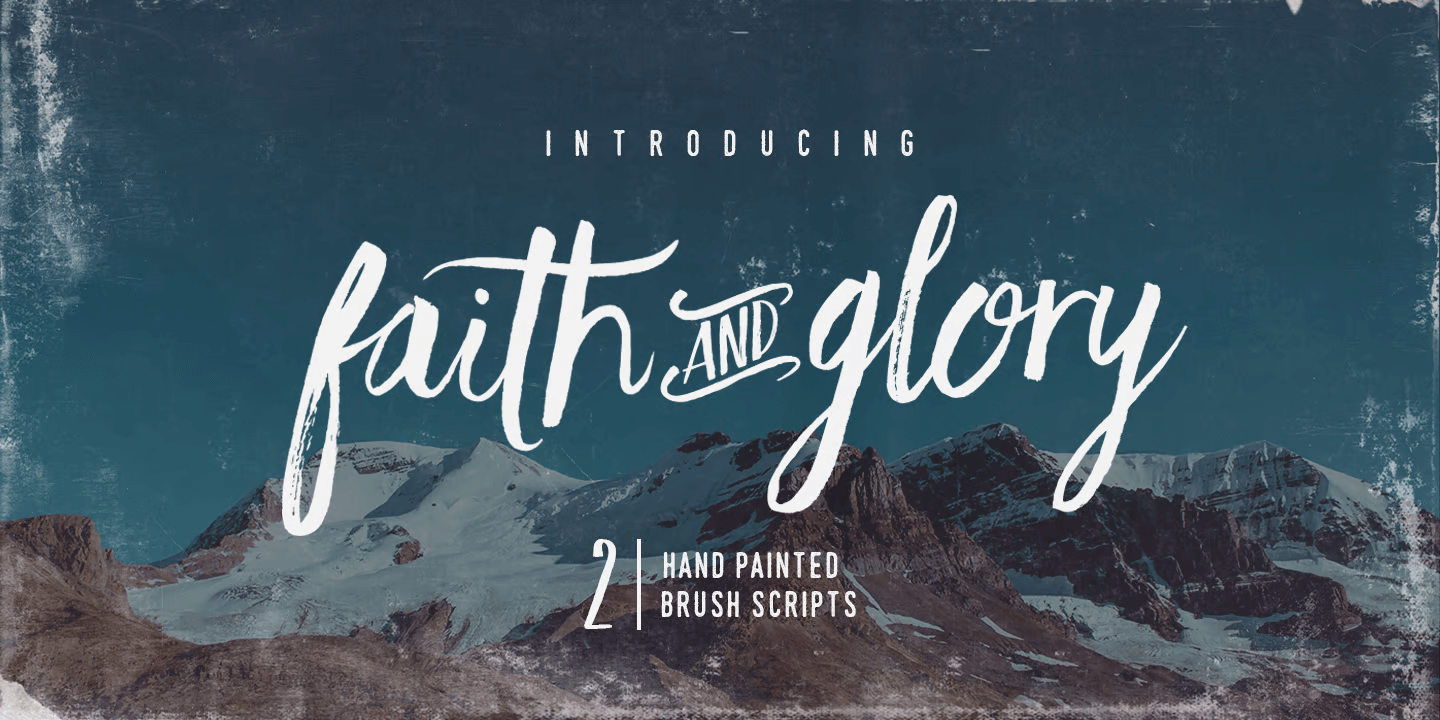 Faith and Glory Font