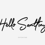 Hello Santtiny Font 1