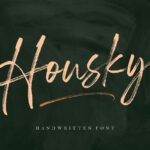 Housky Handwritten Font 1