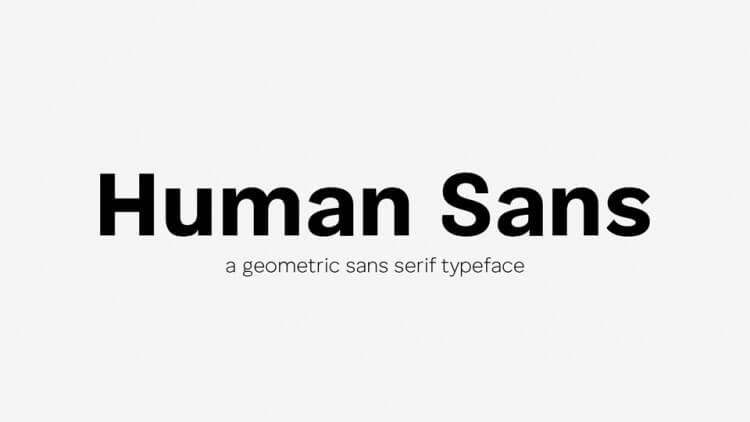 Human Sans Font 1