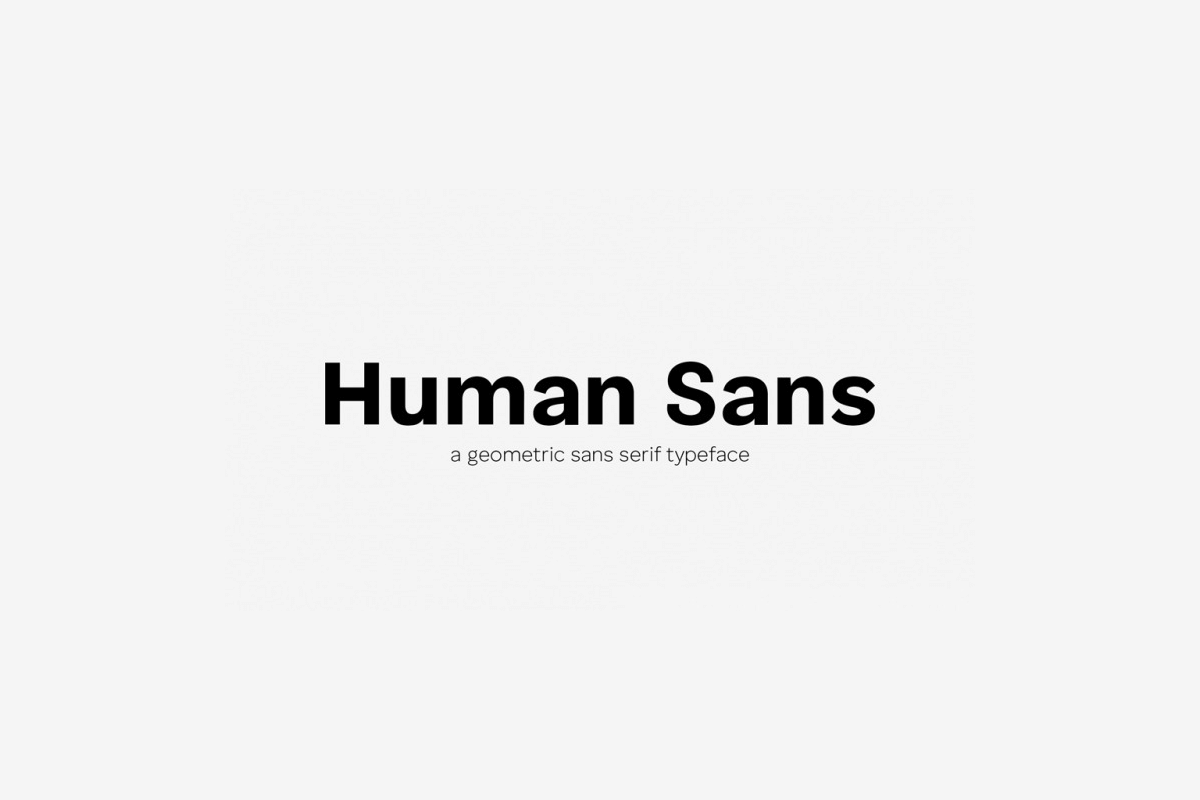 Human Sans Font