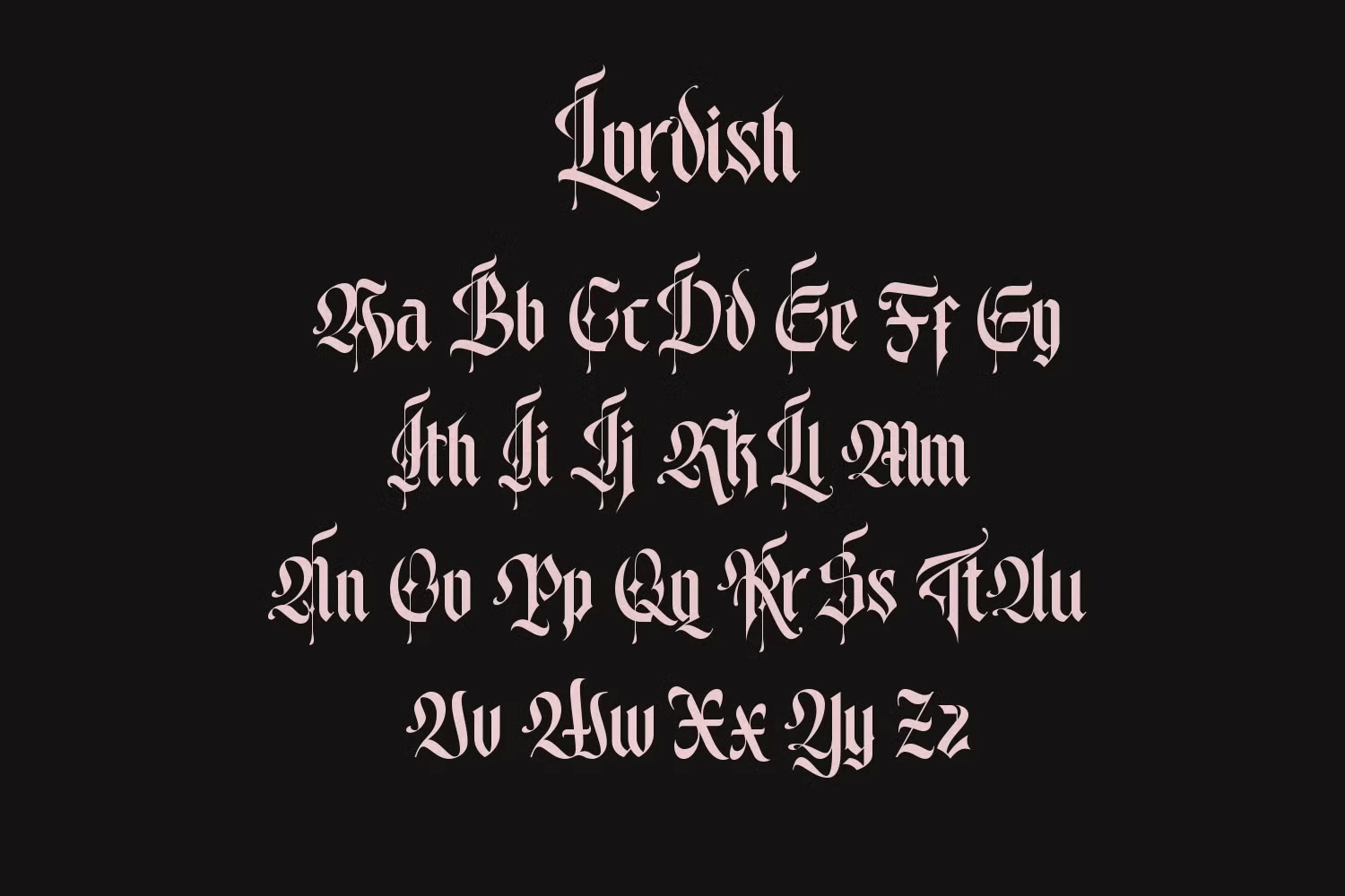 Lordish Font -3