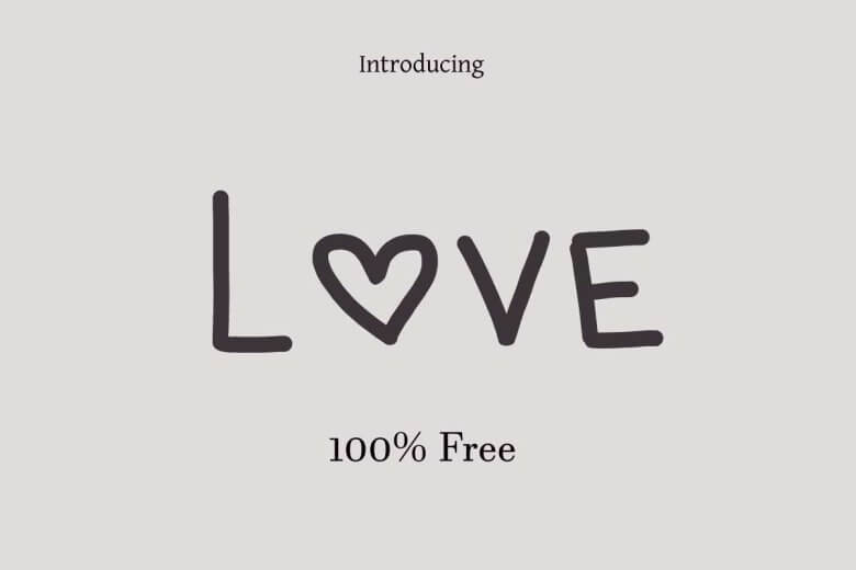 Love Handwritten Font