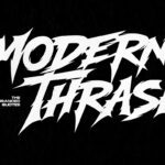 Modern Thrash Font 1