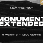 Monument Extended Font Family