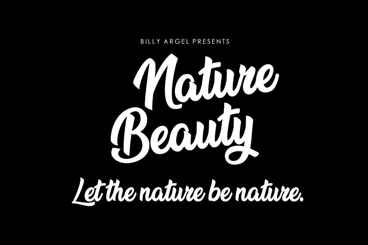 Nature Beauty Font 2