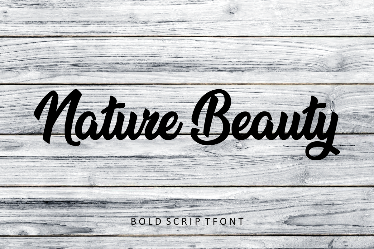 Nature Beauty Font