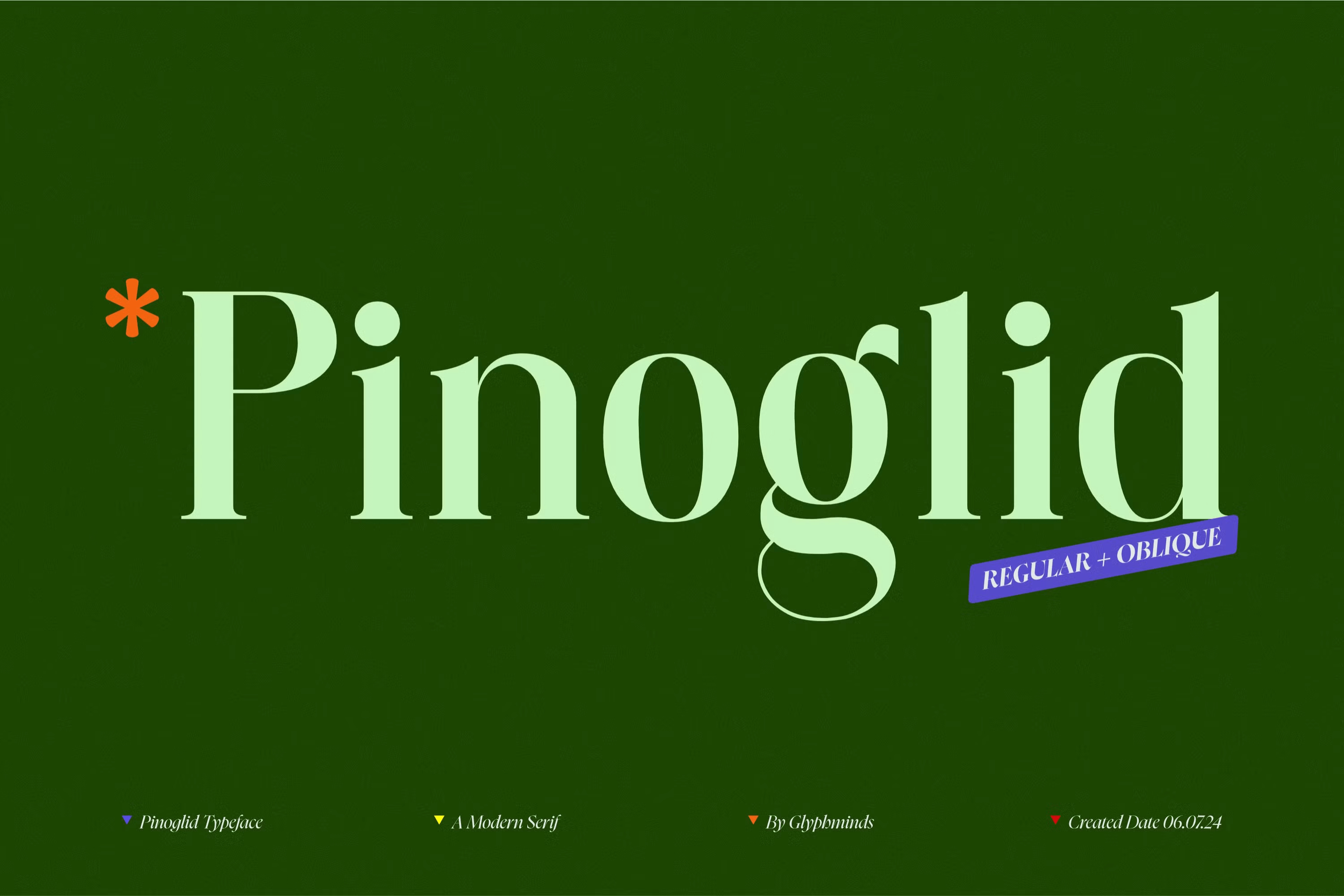 Pinoglid Font