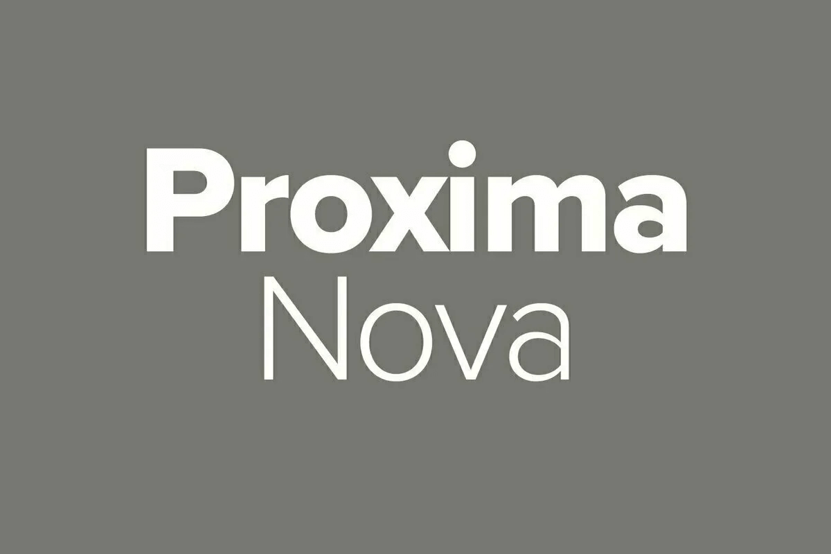 Proxima Nova Font