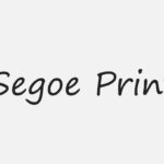 Segoe Print Font -1