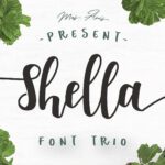 Shella Script Font Trio -1