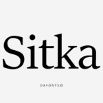 Sitka Serif Font