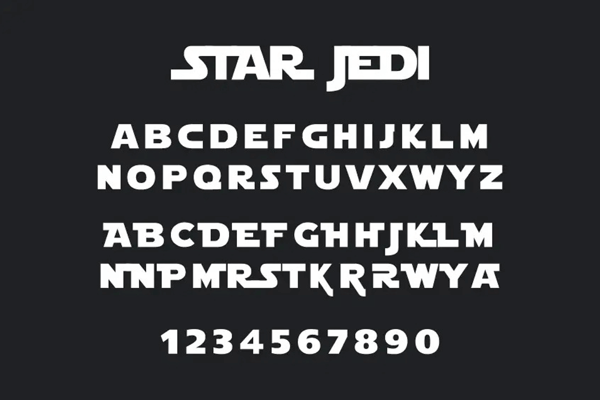 Star Jedi Font -2