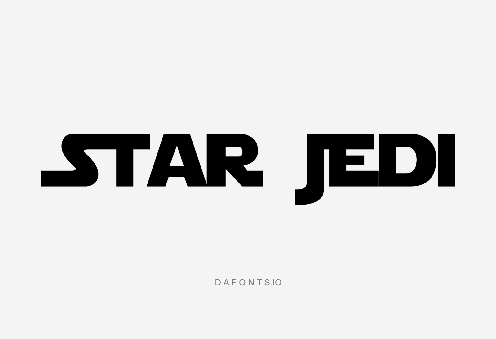 Star Jedi Font