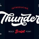 Thunder Bold Script Font -1