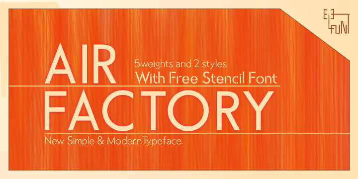 Air Factory Font 1