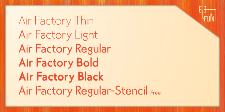 Air Factory Font 2