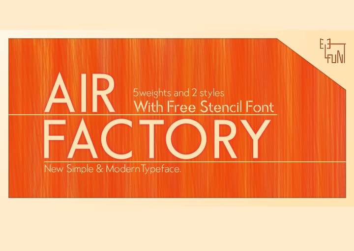 Air Factory Font