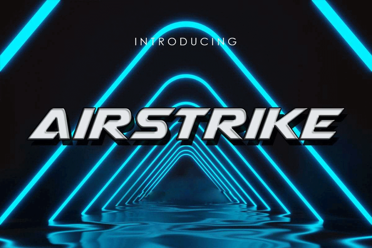 Airstrike-Font