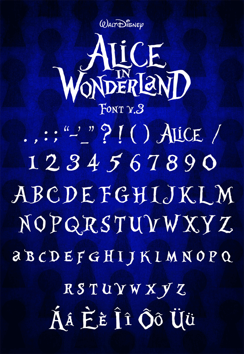 Alice in Wonderland Font 2