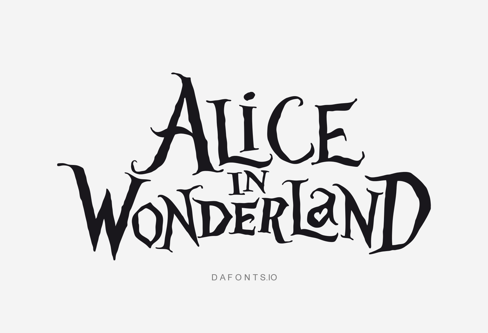 Alice in Wonderland Font