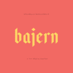 Bajern Blackletter Font