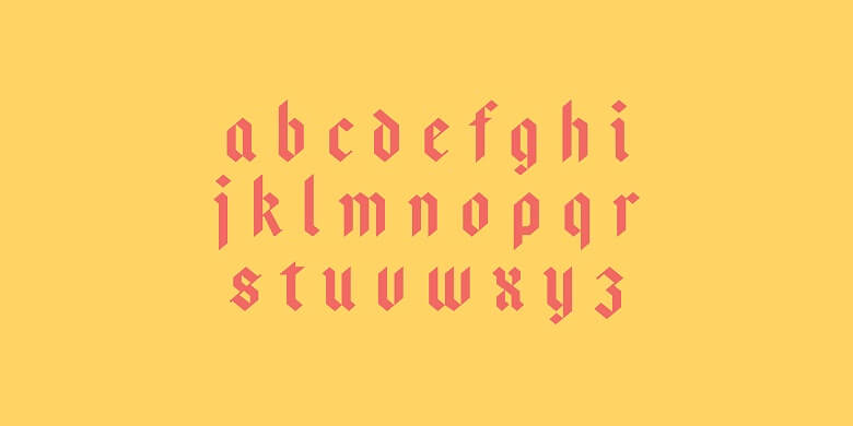 Bajern Blackletter Font 3