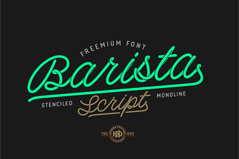 Barista Font 1