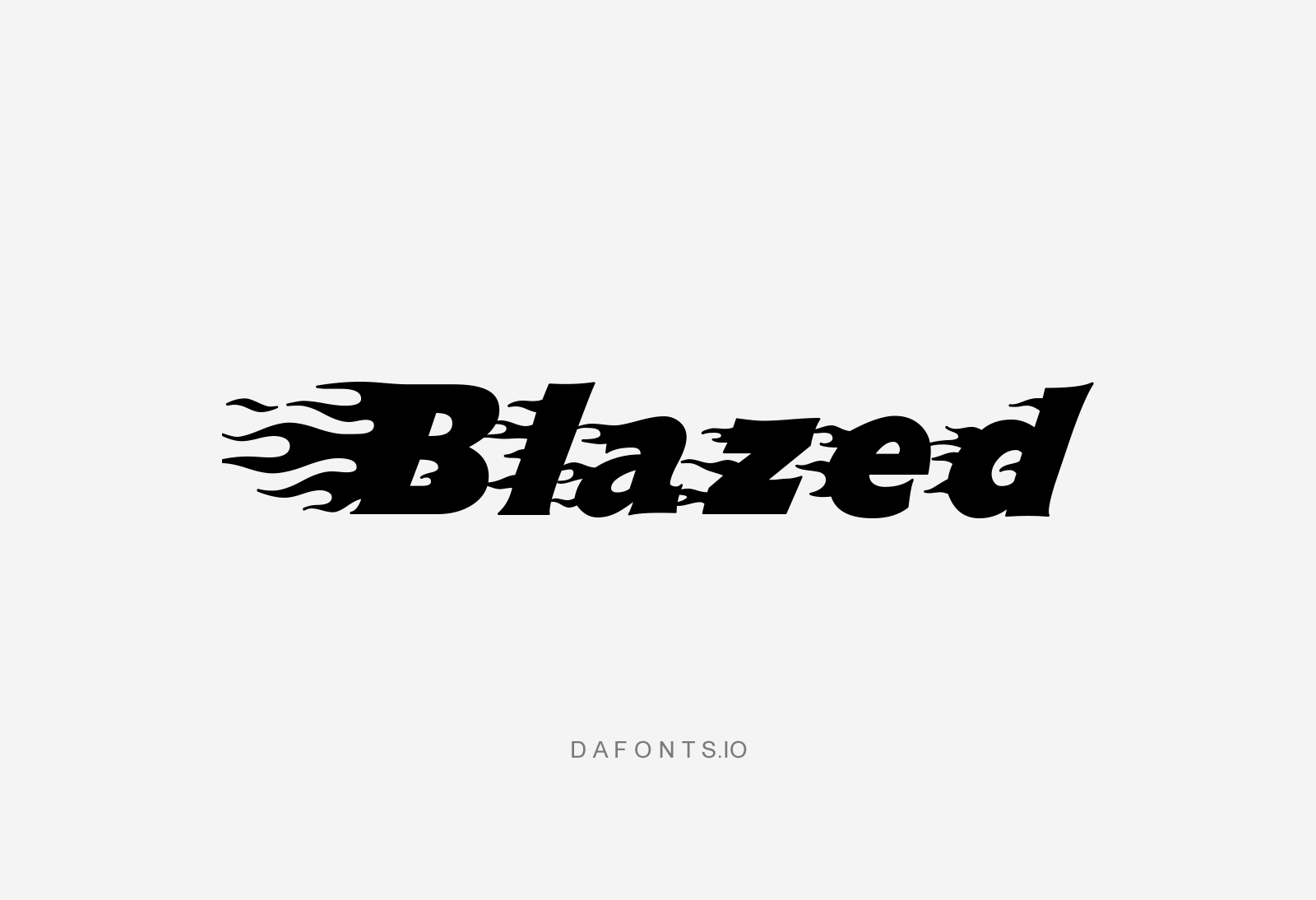 Blazed Font - Dafonts