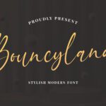 Bouncyland Handwritten Font -1