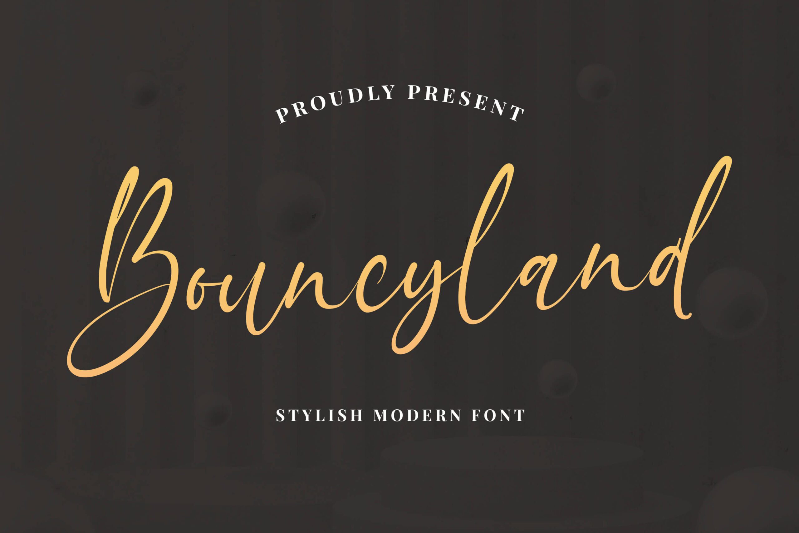 Bouncyland Handwritten Font -1