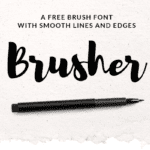 Brusher Font