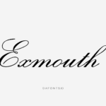 Exmouth Calligraphy Font