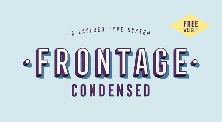 Frontage Condensed Font -1