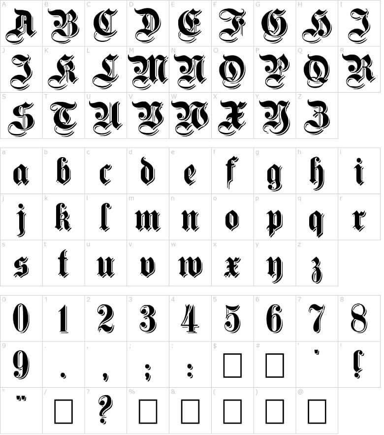 Germanica Font 2