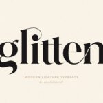 Glitten Font 1