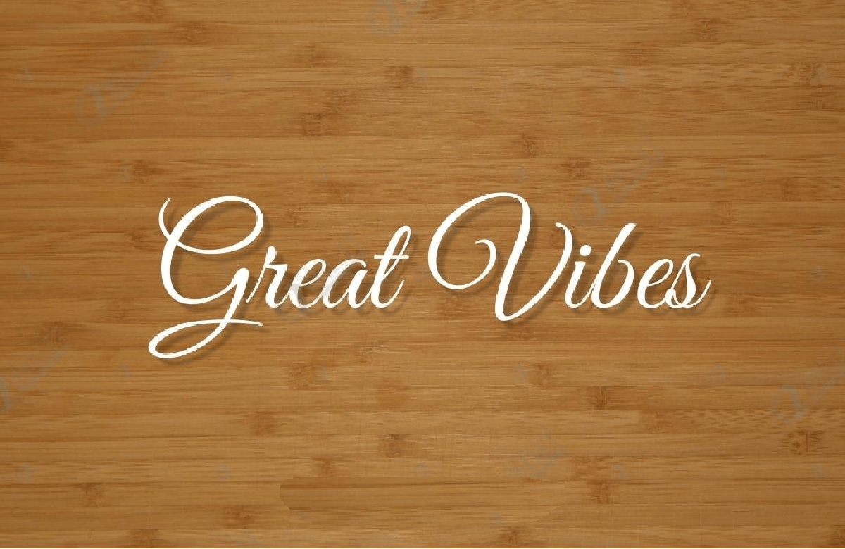 Great Vibes Font- 01