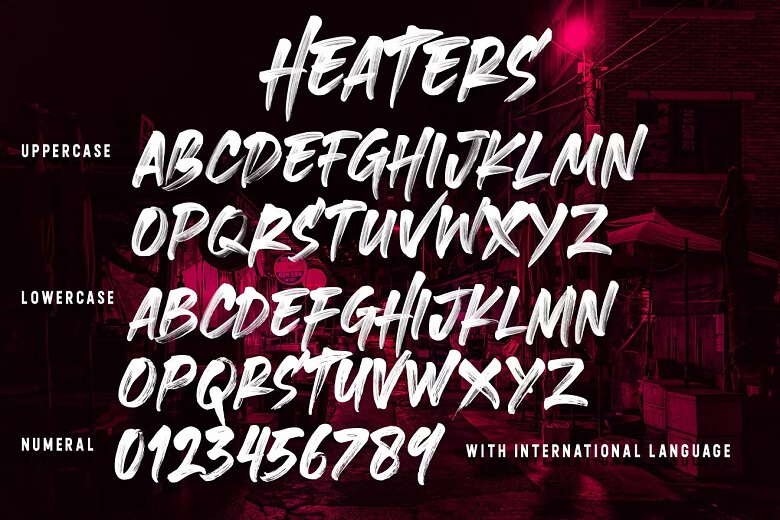 Heaters Font 3