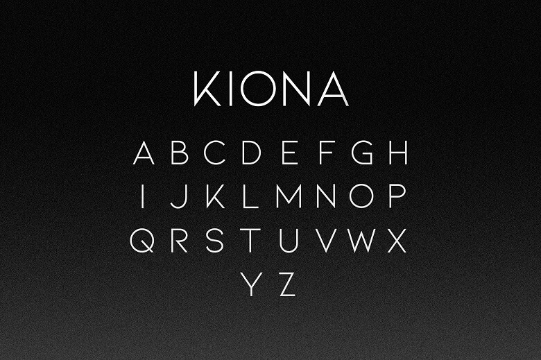 Kiona Font 3