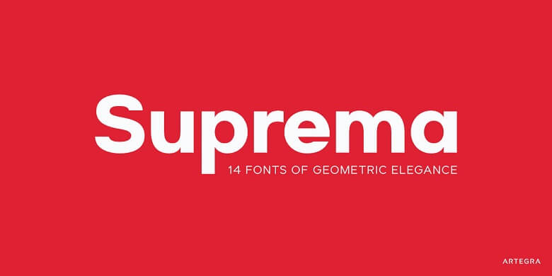 Suprema Font 1