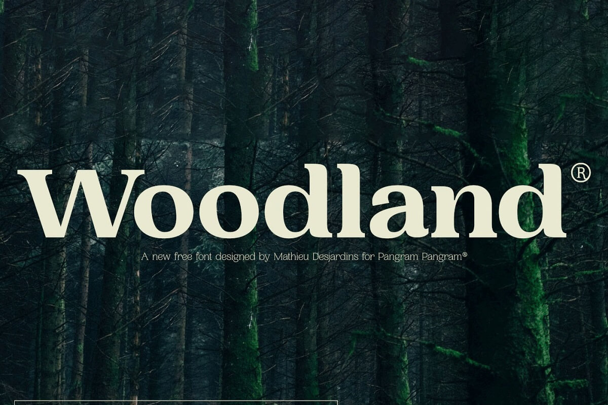 Woodland Font