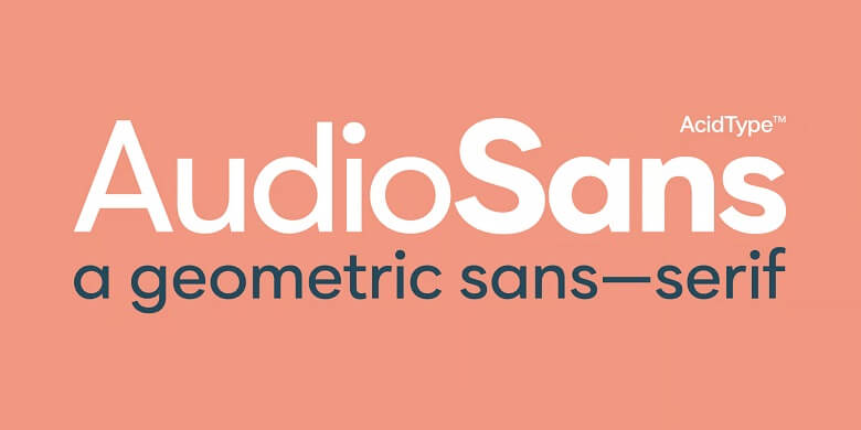 Audio Sans Font