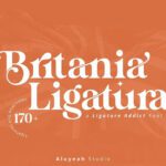 Britania Ligatura Font 1