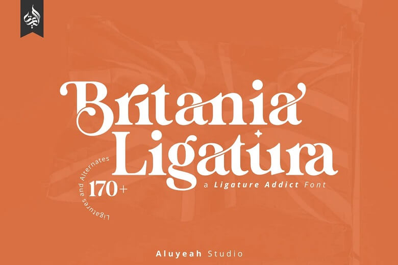 Britania Ligatura Font 1