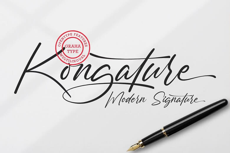 Kongature Font