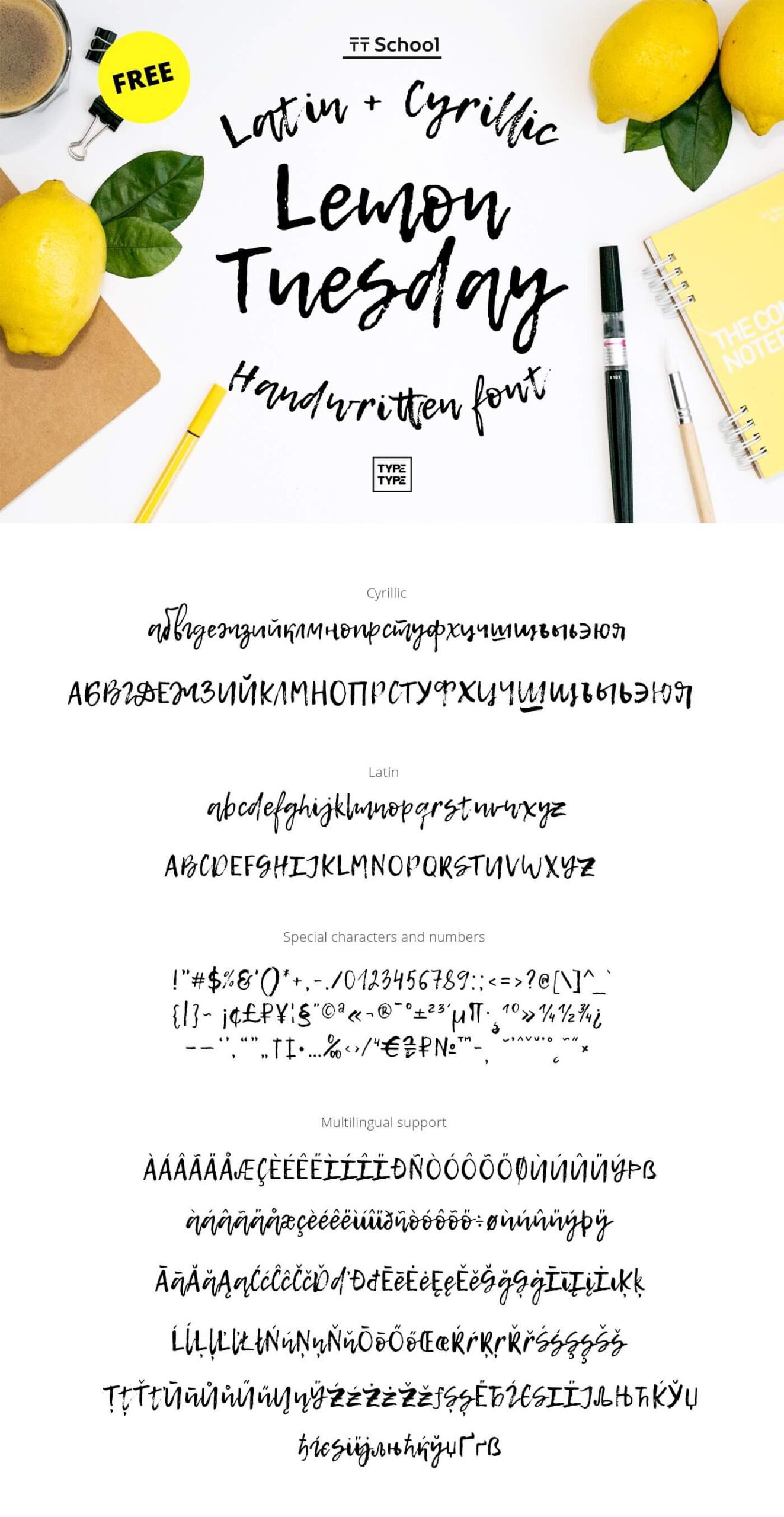 Lemon Tuesday Font