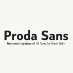 Proda Sans Font 1